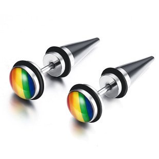Rainbow Ear Studs