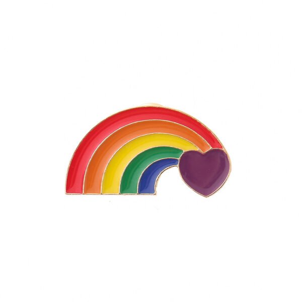Rainbow To Heart Pin