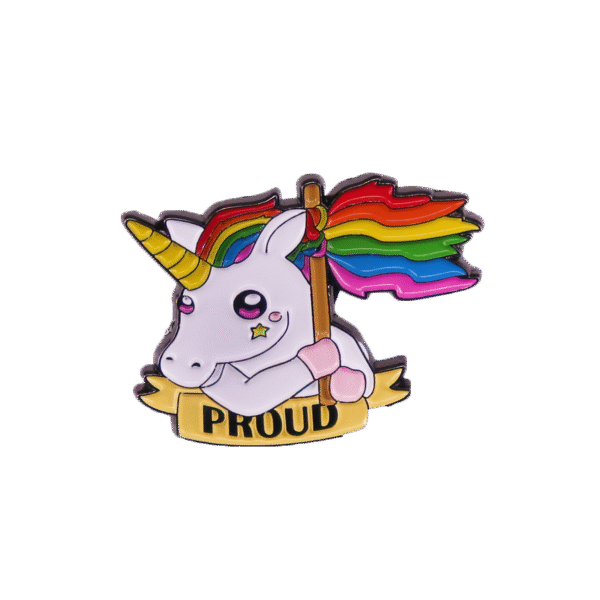 Unicorn with Atti-tude Pin