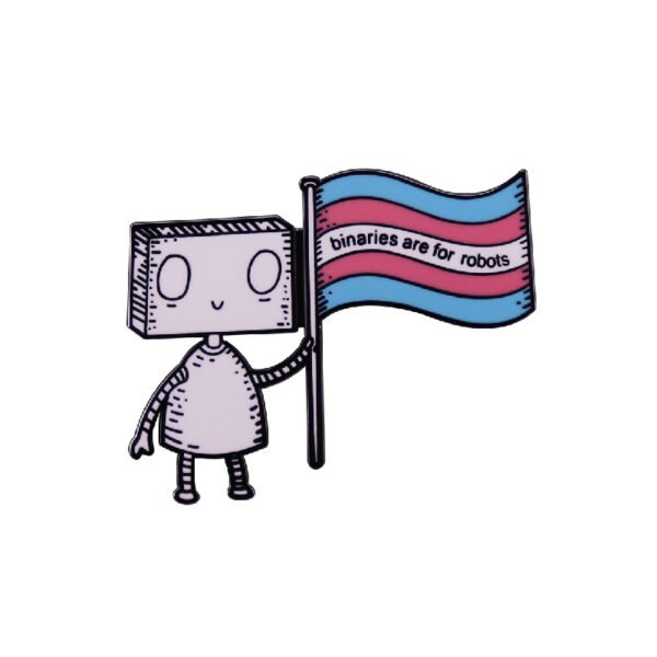 Binaries Are For Robots Pin
