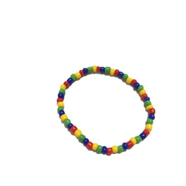 Seed Bead Rainbow Bracelet