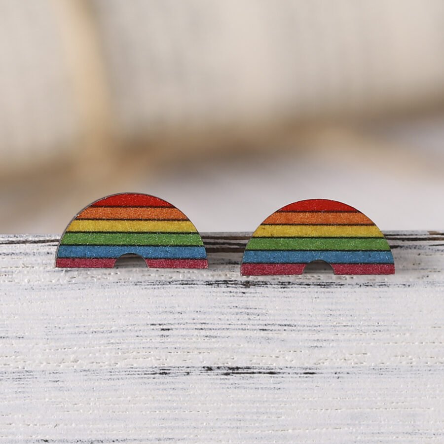 Rainbow Arc Earrings