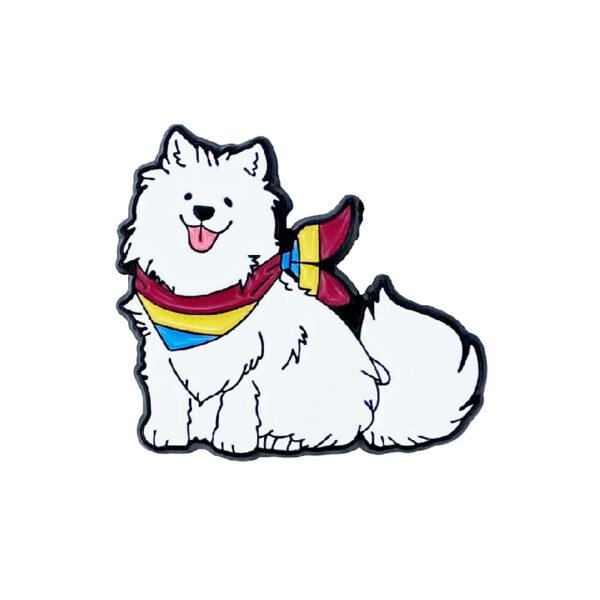 Samoyed Pansexual Pin