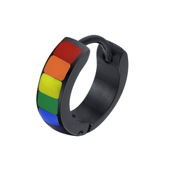 Black Rainbow Earrings