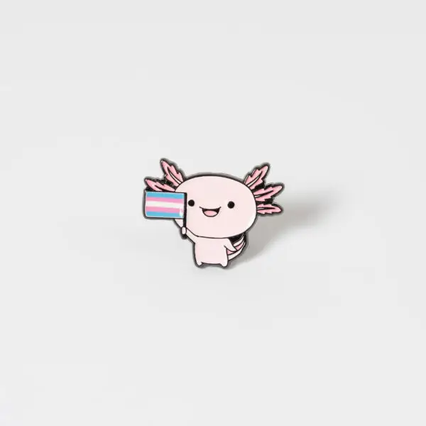 Axolotl Transgender Pins