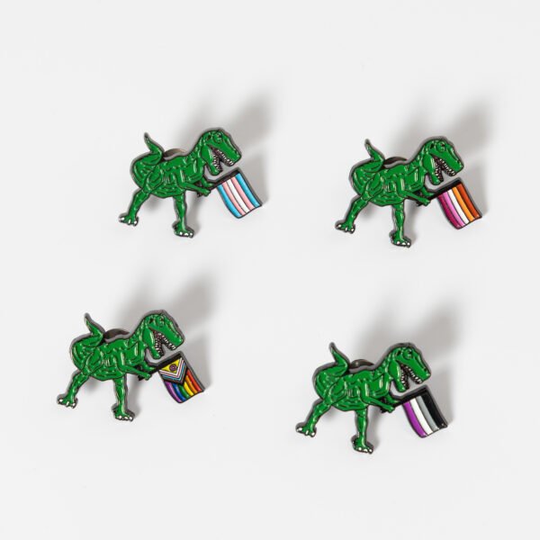 Dinosaur LGBTQAI+ Pins serie