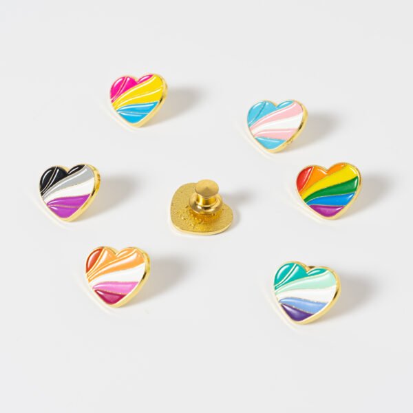 Heart inclusive pins serie back Lovo Nova