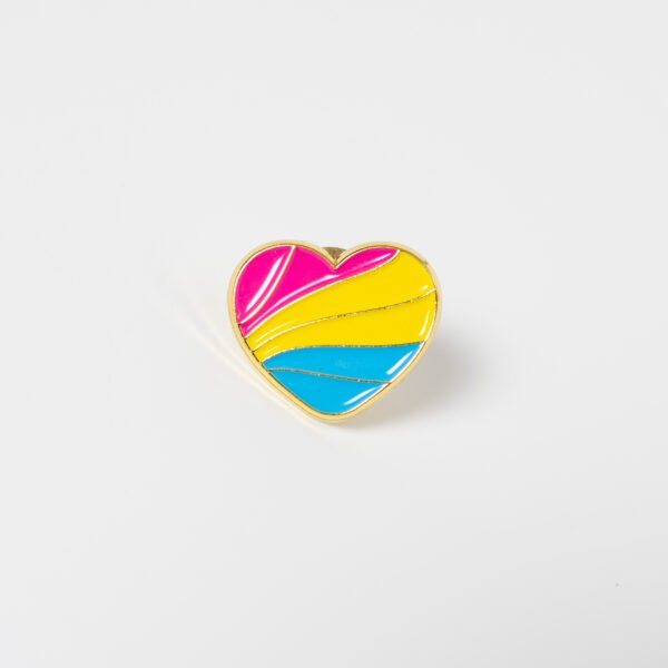 Heart Pansexual Pin