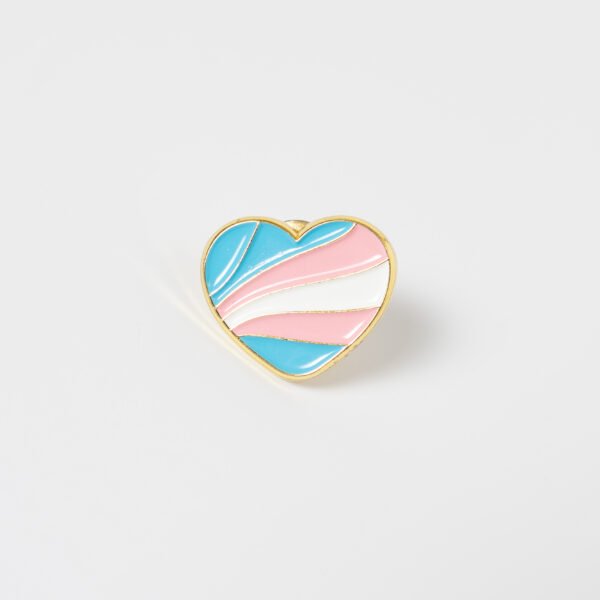 Heart Transgender Pin