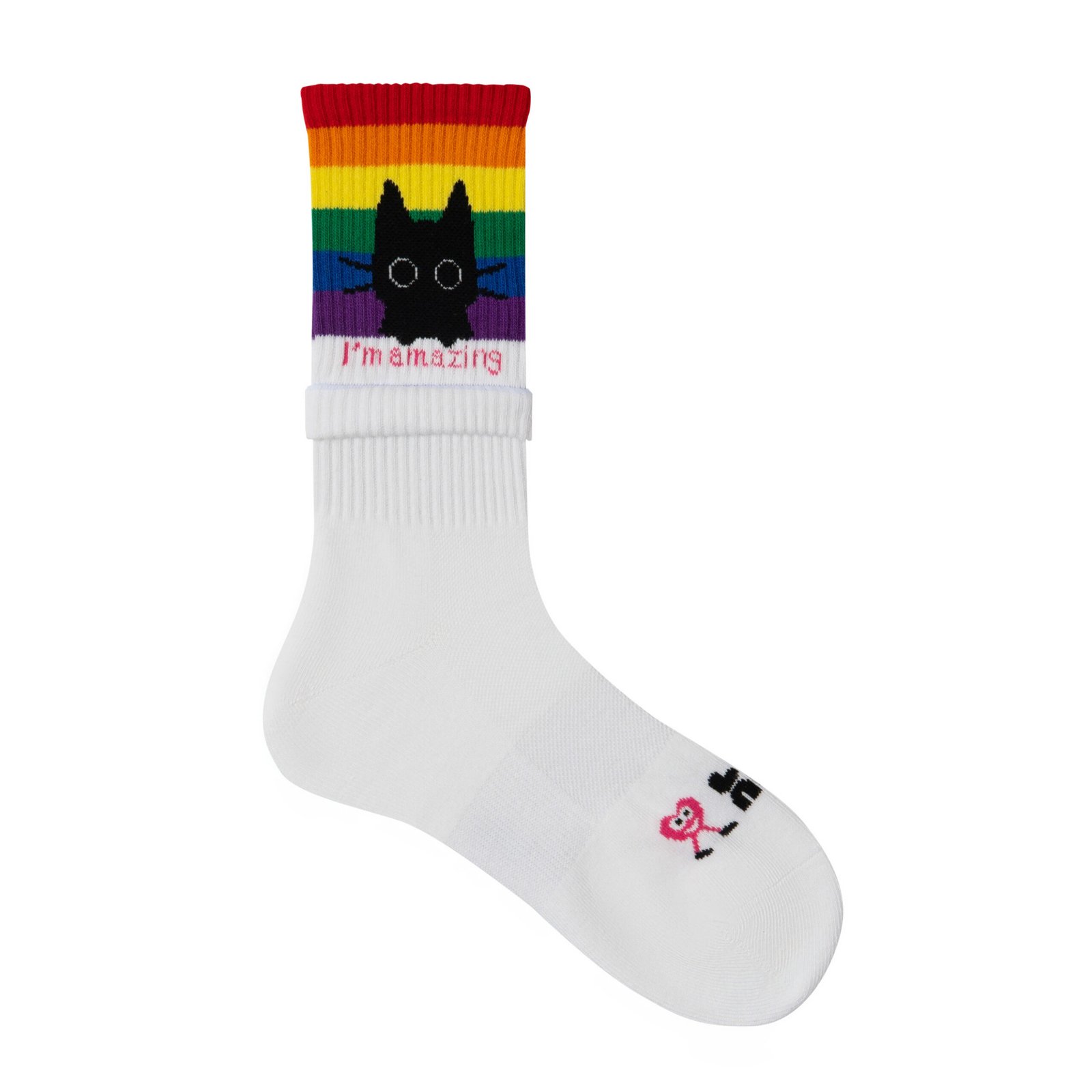 Cat Rainbow Socks "I'm amazing" – Bild 10