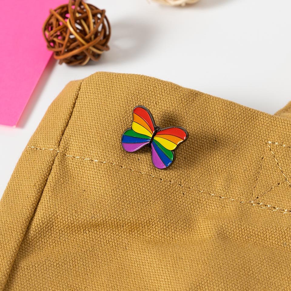 Butterfly Rainbow Pin - Image 2