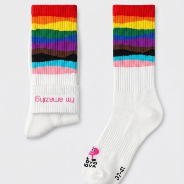 Inclusive LGBTQAI+ Socks "I'm amazing"